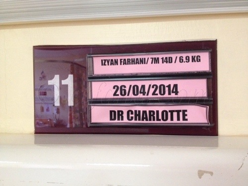 Hari Keempat Di Wad Pediatrik Hospital Putrajaya